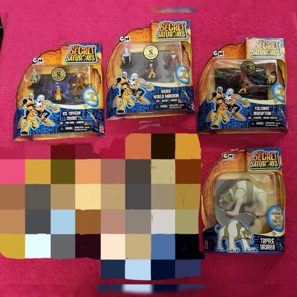 (4) The Secret Saturdays Items Lot 2009